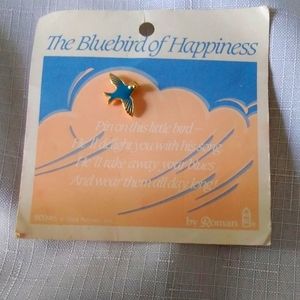 Roman 1988 Vintage Bluebird of Happiness Pin
